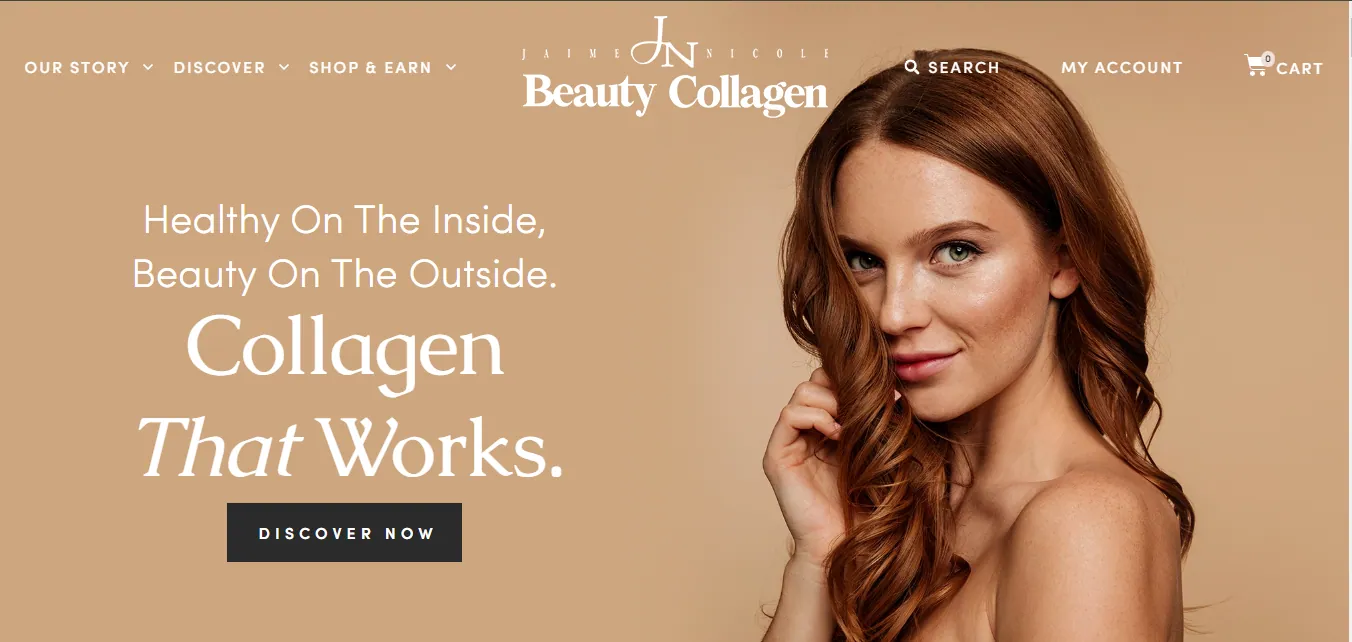 Beauty Collagen homepage