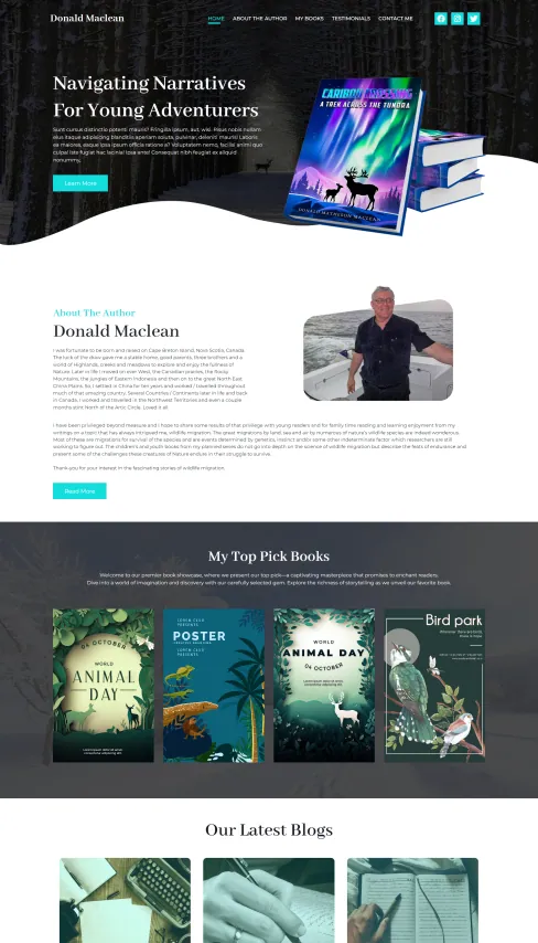 Donald Maclean author site