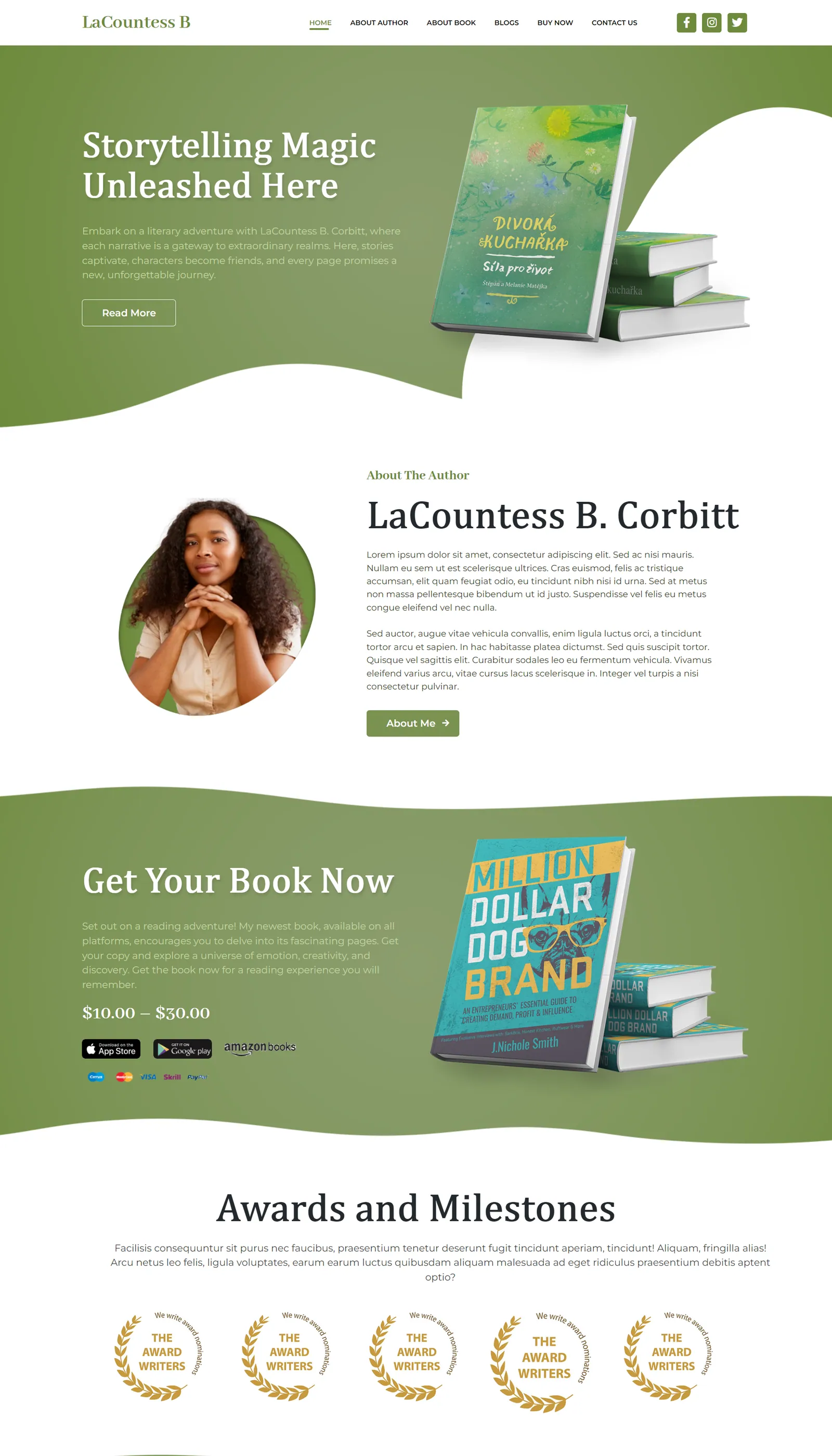 La Countess author site