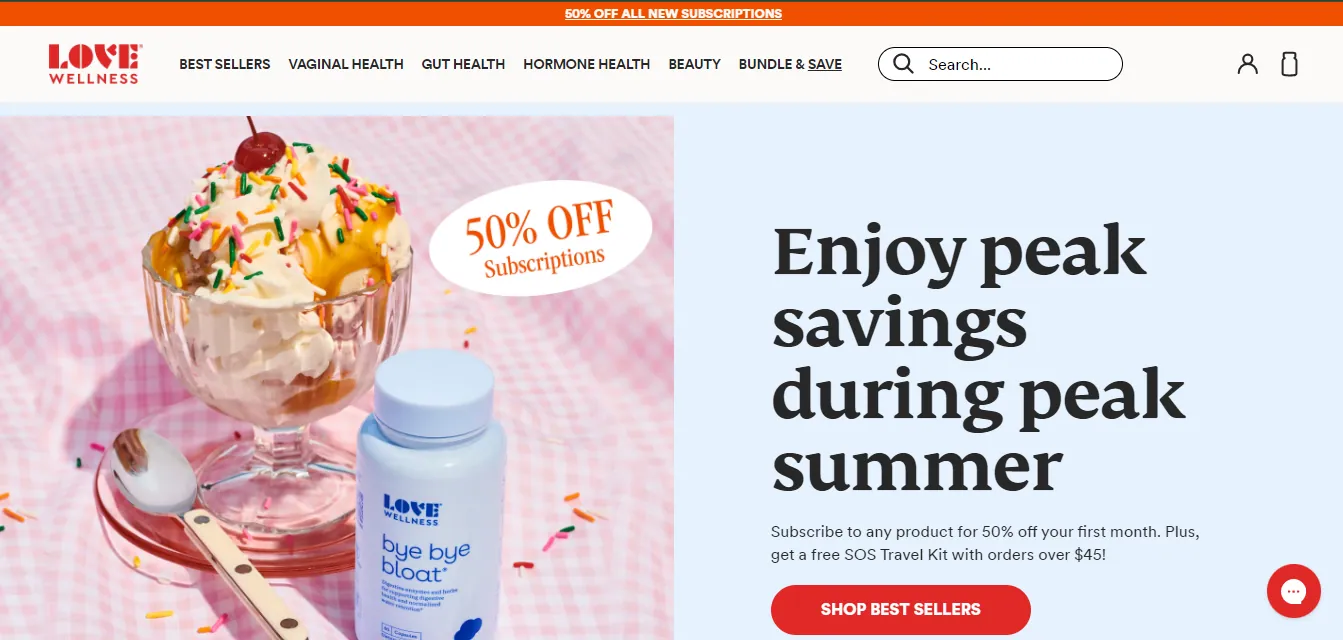 Love Wellness shop